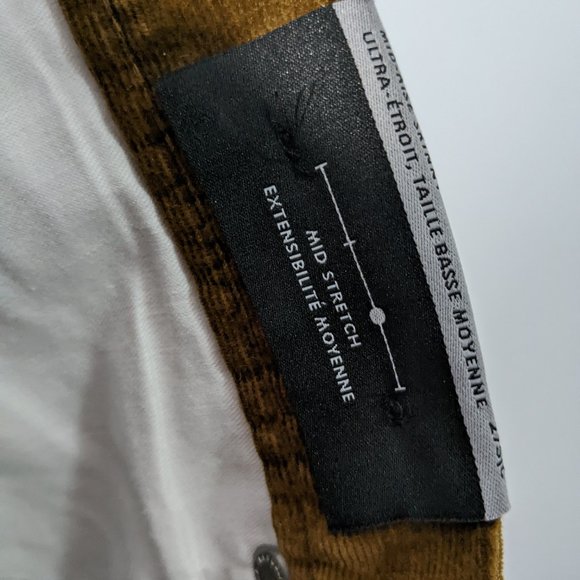 BNWT Banana Republic Mid Rise Skinny Ankle Cords Brown Tan Size 27 Short - Picture 10 of 10